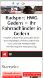 Mobile Screenshot of hwg-radsport.de